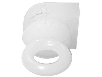 Arrêt de fin rail plafond 14 x 8 mm blanc par 2 - MOBOIS