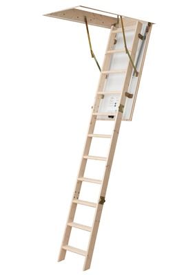 Escalier escamotable isolé ECOWOOD 140 x 70 cm SOGEM