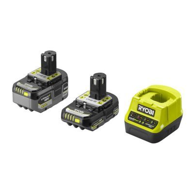 Pack chargeur avec batterie 4Ah et 2Ah RYOBI