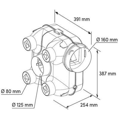 VMC Simple Flux AUTOREGLABLE CITY' AIR AUTOGYRE