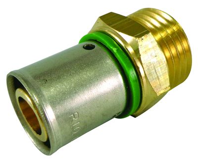 Manchon à sertir mâle 15/211/2 pour tube PER diamètre 13/16 mm