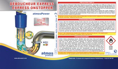 Déboucheur express Atmospower 150 ml