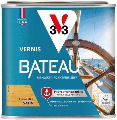 Vernis Bateau satin chêne clair 0,5 L V33