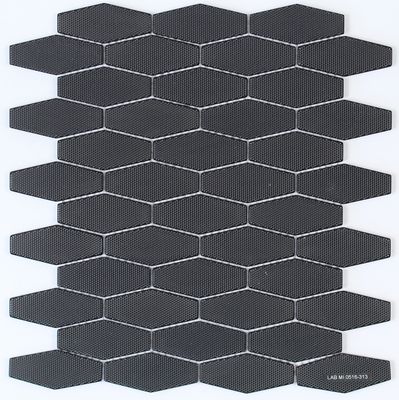 Mosaique hexa  verre noir maya