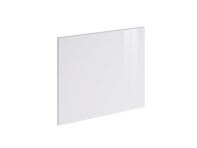 Porte pour meuble hotte de cuisine Glossy blanc polaire brillant 42 x 60 cm OFITRES