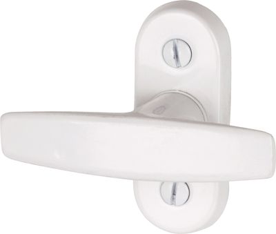 Bouton fenêtre Eva aluminium blanc ALPERTEC