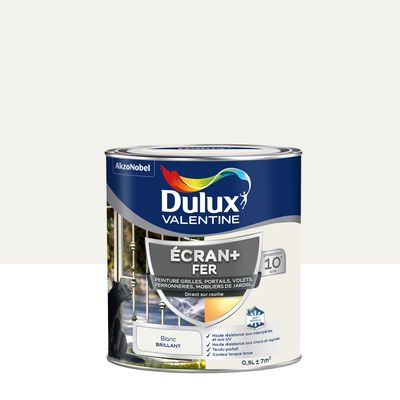 Peinture Ecran+ Fer  Brillant Blanc 0,5 L - DULUX VALENTINE