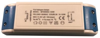 Transformateur électronique de 10 à 120W pour lampes halogènes