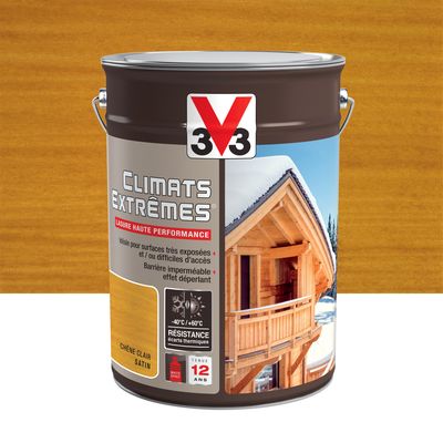 Lasure climats extrêmes extérieure chêne clair 5 l V33