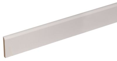 Plinthe prépeinte blanche 14 x 80 x 2400 mm