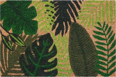 Tapis coco naturel jungle 40 x 60 cm - ID MAT