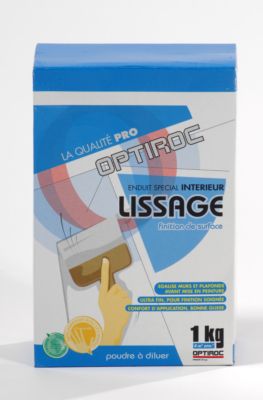 Enduit de lissage fin en poudre 1 kg OPTIROC