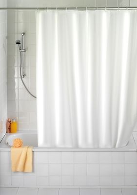 Rideau de douche Peva Blanc 240 x 180 cm WENKO