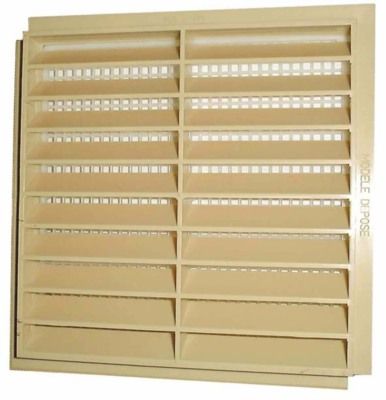 Grille PVC sable emboitable 111 x 111 mm