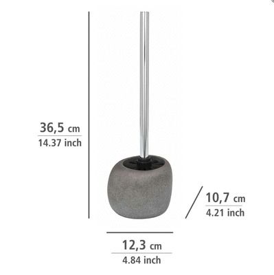 Brosse WC Pebble stone gris