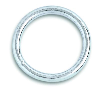 Anneaux soudés acier zingué diamètre fil 4 mm diamètre intérieur 30 mm par 3 CHAPUIS