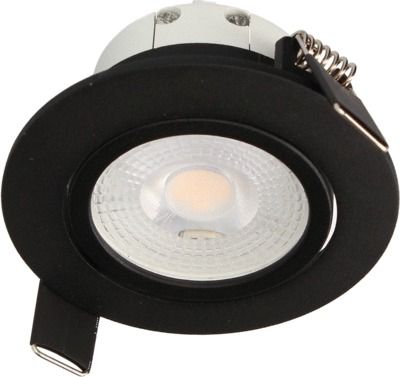 Spot LED encastrable orientable variable noir 400 lumens 2700K RUBY ARLUX