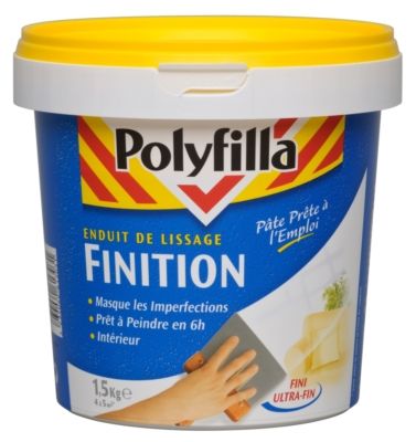 Enduit de lissage en pâte 1,5 kg POLYFILLA