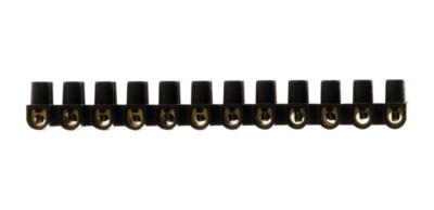 Barrette de connexion 4 mm² noire