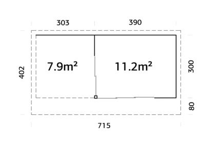 Studio Jardin Andrea 11,2+8,6M2 Slide