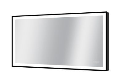 Miroir LED rectangulaire 75 X 120 cm Swann Black 2 MP GLASS