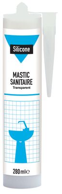 Mastic Silicone sanitaire translucide 280 ml - HENKEL