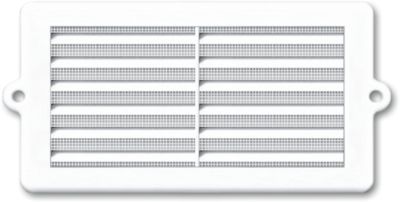 Grille menuiserie 50 cm² avec dimensions d'encastrement 130 x 61 mm