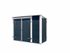 Abri -  367 pour poubelles avec placard attenant, anthracite Livraison gratuite domicile WEKA