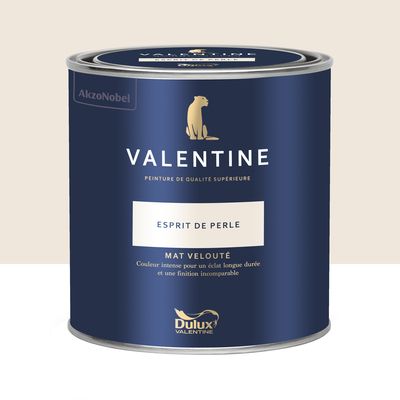 Peinture Valentine  Mat Velouté Esprit de Perle 0,5L - DULUX VALENTINE