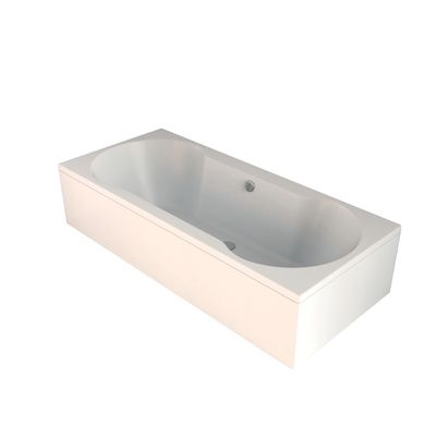 Baignoire Hestia NF acrylique blanche L 1800 x P 800 mm BALNEO