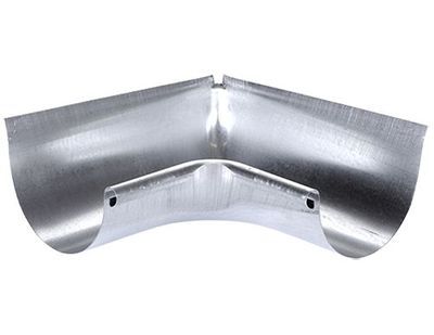 Angle intérieur zinc dév.33 pour gouttière SCOVER PLUS