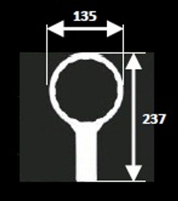 Clé de desserrage universelle pour filtre 9" AQUAWATER