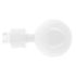 Embout boule easy fix diam 20 mm Finition Blanc brillant par 2 - MOBOIS