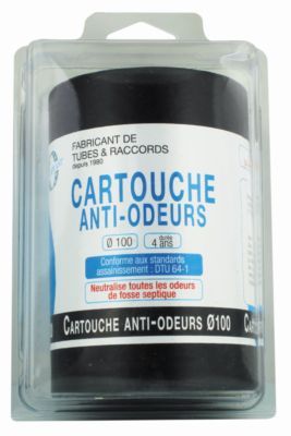 Cartouche anti-odeurs diamètre 100 INTERPLAST