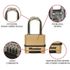 Cadenas à combinaison largeur 56 mm Excell® en zinc MASTER LOCK