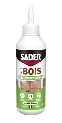 Colle bois extérieur PU 250 ml SADER