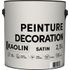 TDP PEINTURE DECORATION INTERIEUR KAOLIN SATIN 2.5 L