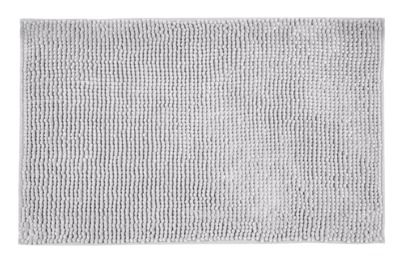 Tapis de bain chenille gris clair 50 x 80 cm WENKO