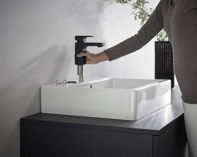 Robinet de salle de bain Noir mat Vernis Shape 100 - HANSGROHE