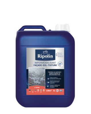 Imperméabilisant pour façade, sol et toit 5 l by DIP ETANCH - RIPOLIN