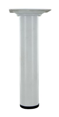 Pied de meuble rond blanc diamètre 30 x 150 mm