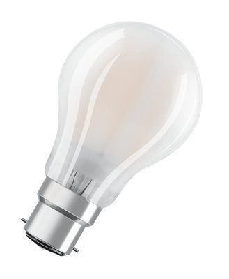 Ampoule LED B 22 standard dépolie 11 W = 1521 lumens blanc froid OSRAM