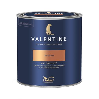 Peinture Valentine Mat Velouté Alezan 0,5L - DULUX VALENTINE