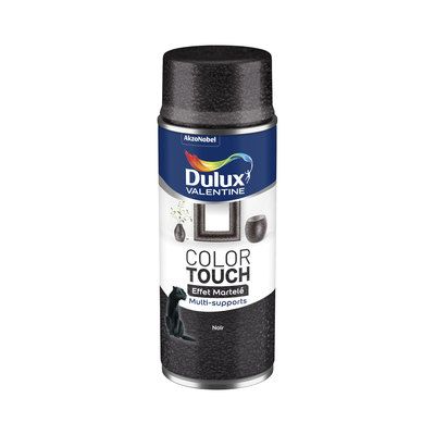 Aérosol de peinture Color Touch effet martelé noir 400 ml - DULUX VALENTINE