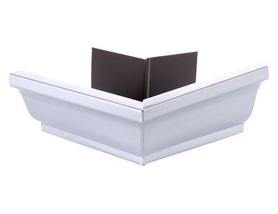 Angle extérieur aluminium gris dév.33 mm pour gouttière SCOVER PLUS