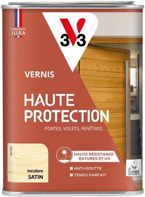 Vernis Haute Protection satin incolore 1 L V33