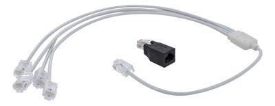 Cordon quadruple RJ11/RJ45