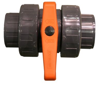 Vanne PVC diamètre 50 mm PN10 pour système de filtration de piscine