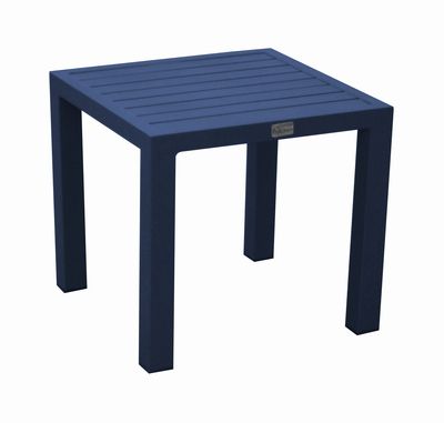 Table basse lou 40x40 aluminium bleue PRO LOISIR Livraison gratuite domicile