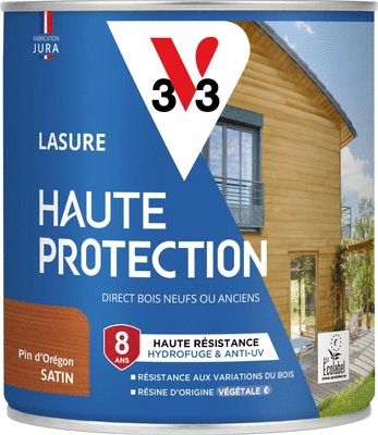 Lasure Haute Protection 8 ans satin pin d'oregon 0,75 L V33